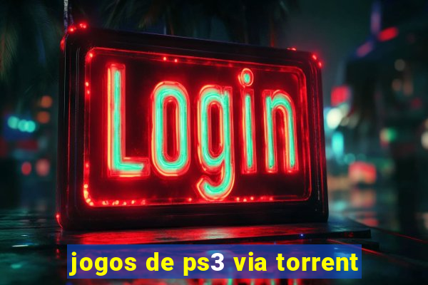 jogos de ps3 via torrent